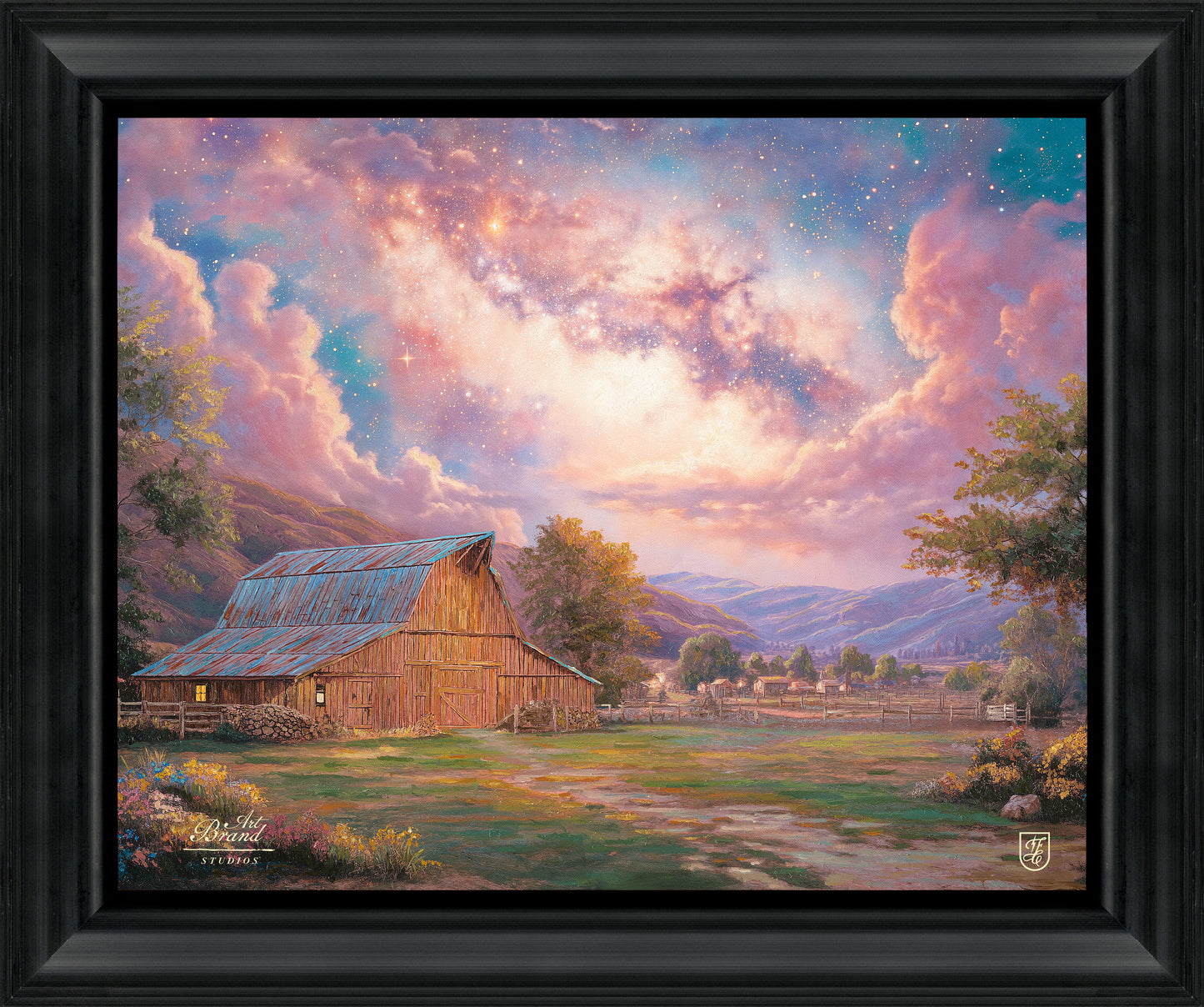 Under Heaven's Canopy - 16" x 20" Brushstroke Vignette