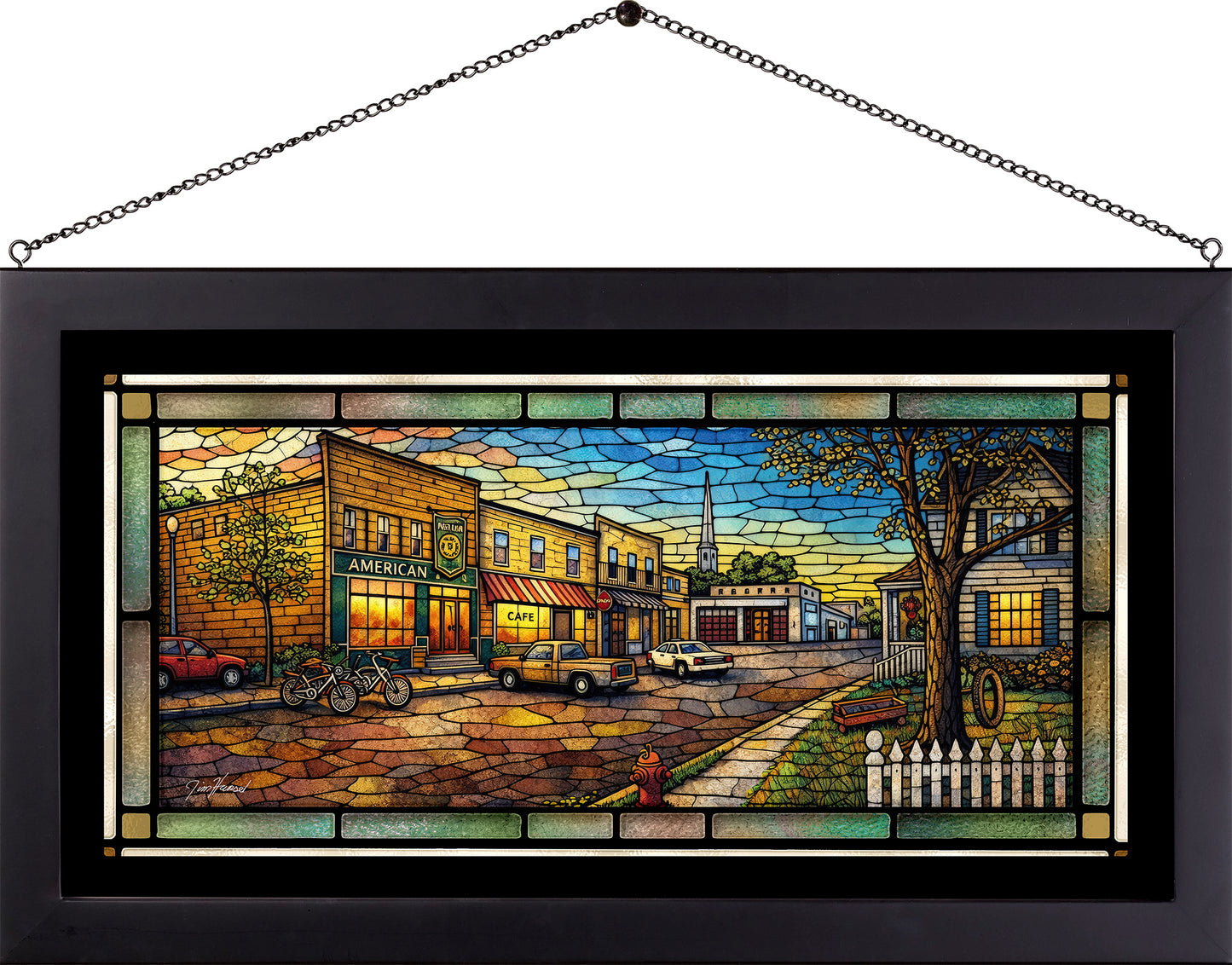 Home Of The Brave - Stained Glass Art