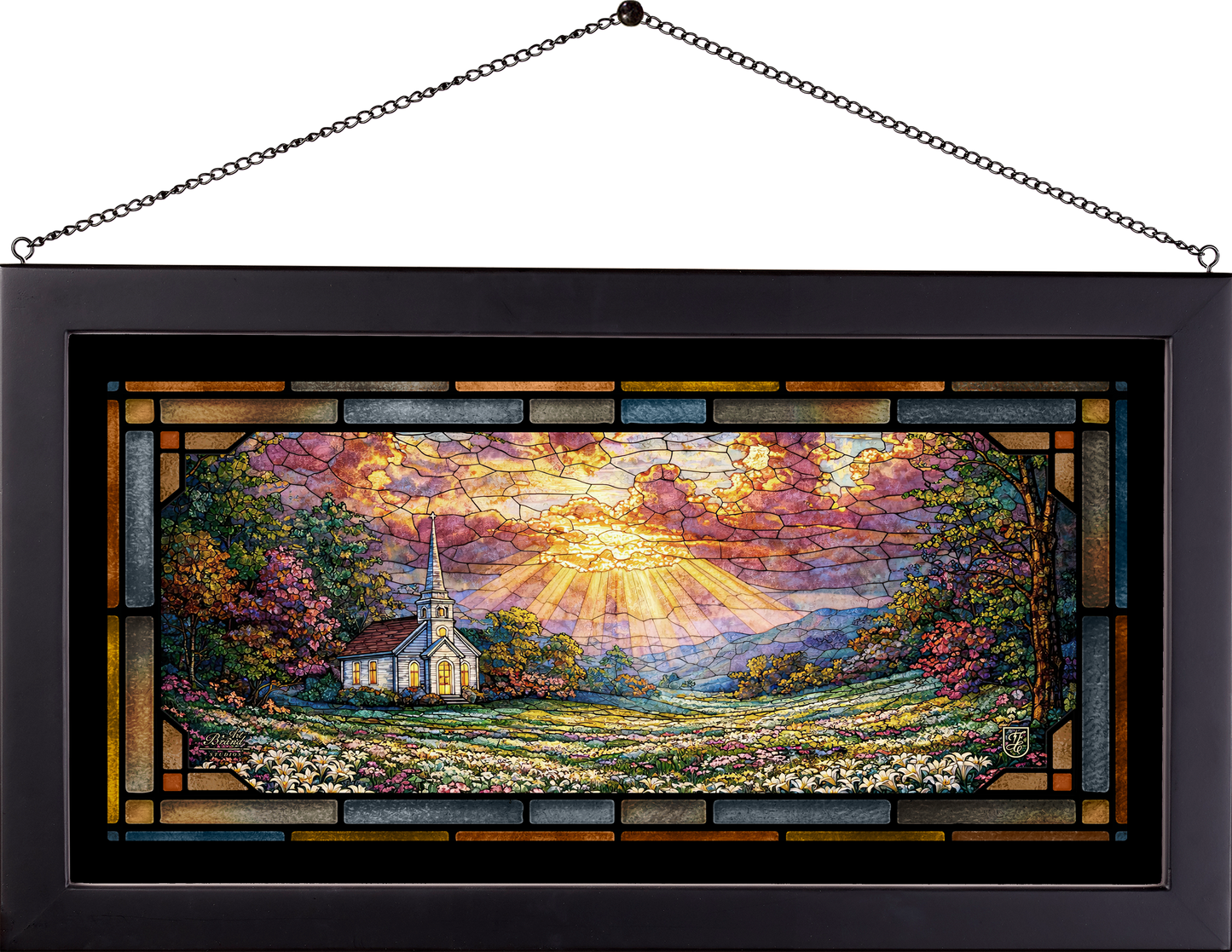 Valley of Grace - Stained Glass Art