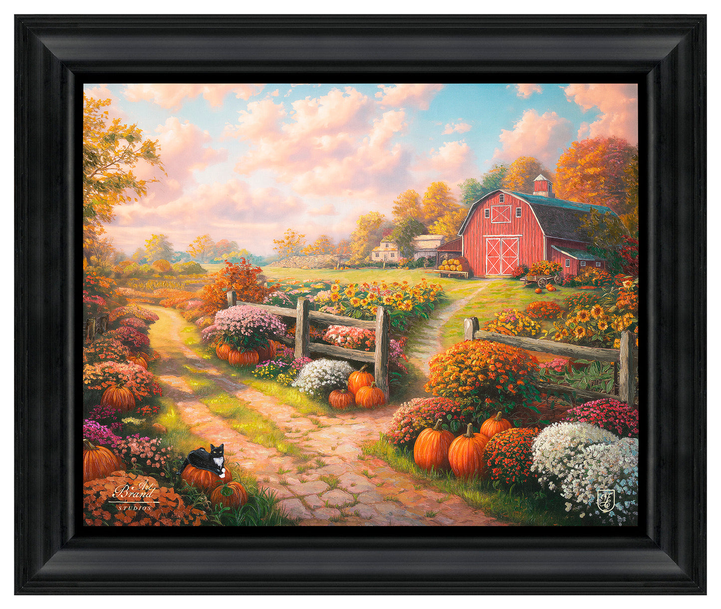Harvest Home - 16" x 20" Brushstroke Vignette