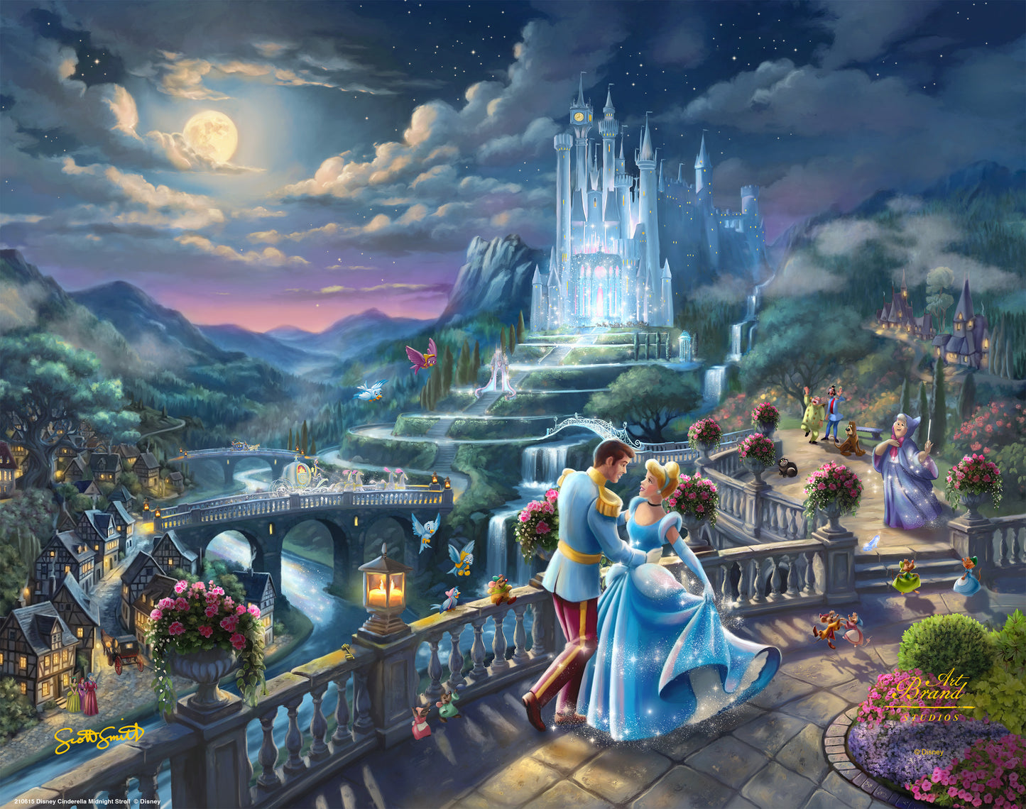 Disney's Cinderella - Midnight Stroll - Art Prints