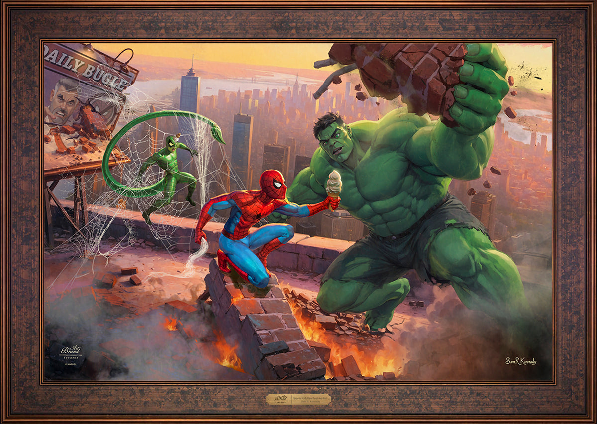 Spider-Man A Soft Serve Turneth Away Wrath - Limited Edition Canvas