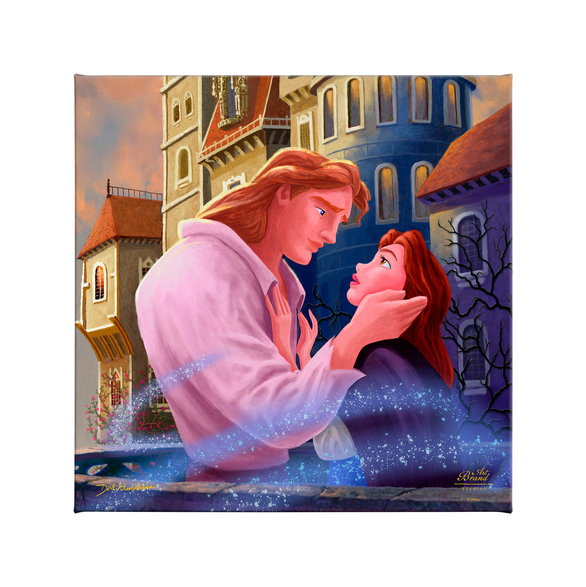 Disney's Beauty and the Beast - Love Ever After - 14" x 14" Gallery Wrapped Canvas