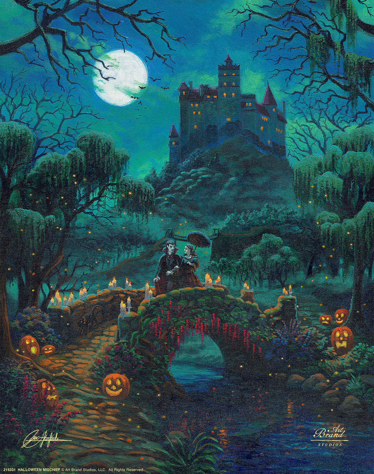 A Midnight Stroll - Art Prints