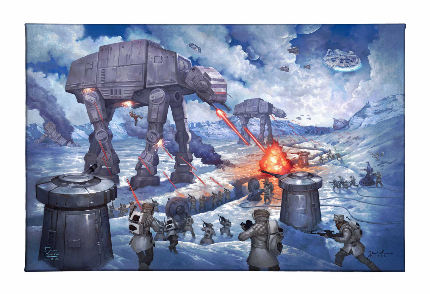 The Battle of Hoth - 16" x 24" Premier Wraps