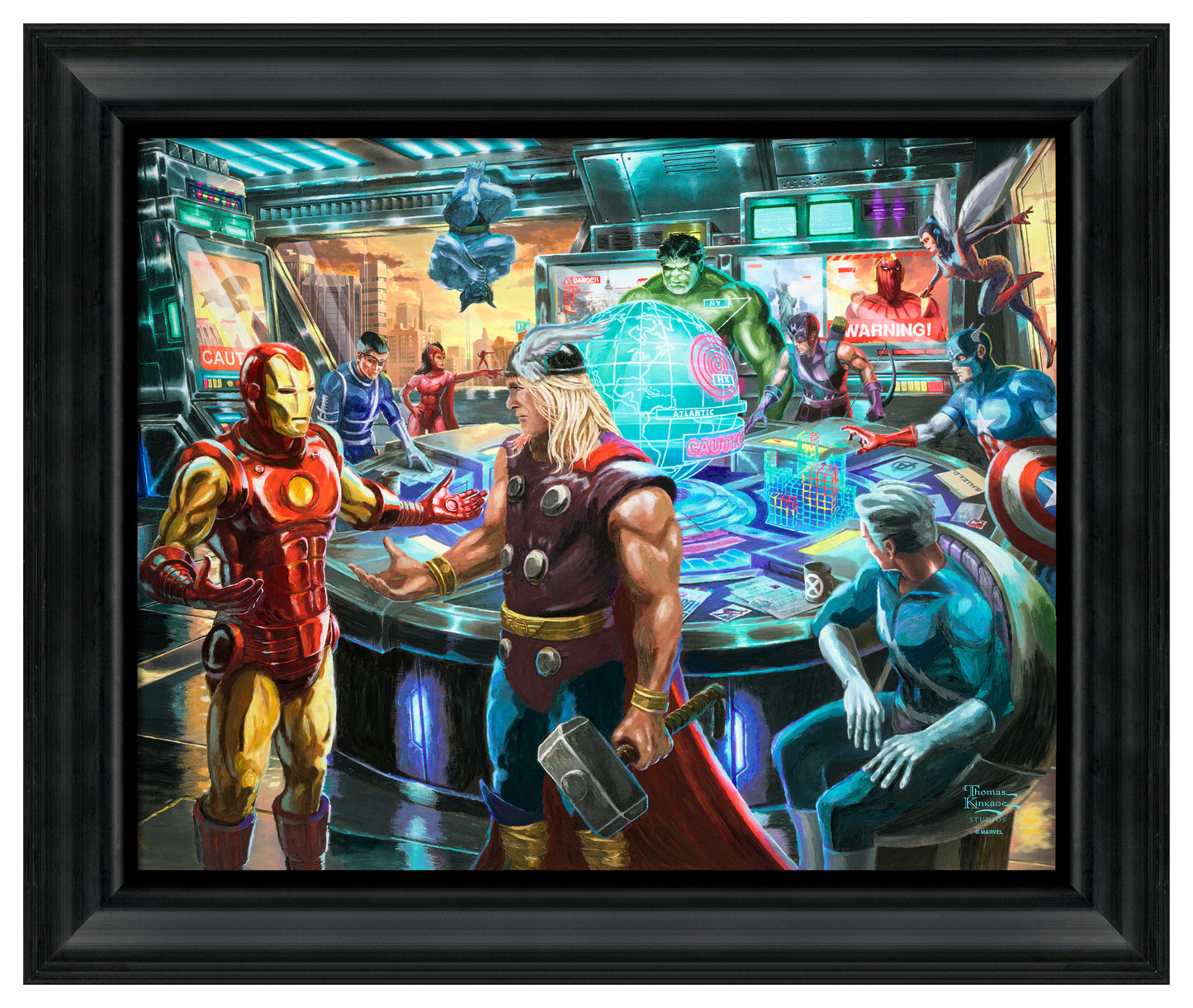 The Avengers - 16" x 20" Brushstroke Vignette