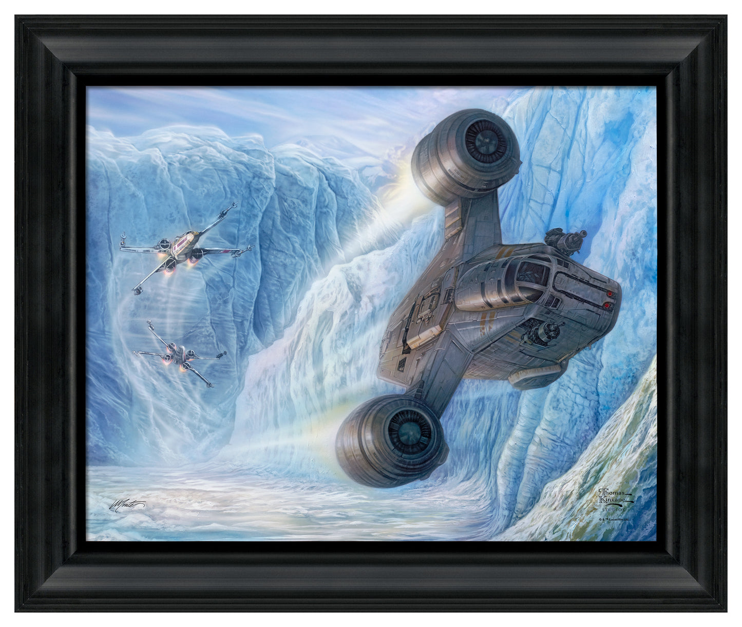 The Mandalorian™ - Cold Pursuit - 16" x 20" Brushstroke Vignette