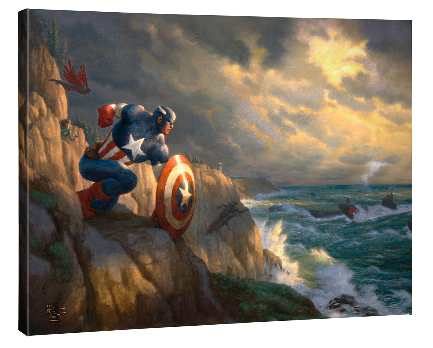 Captain America - Sentinel of Liberty - 24" x 30" Gallery Wrapped Canvas