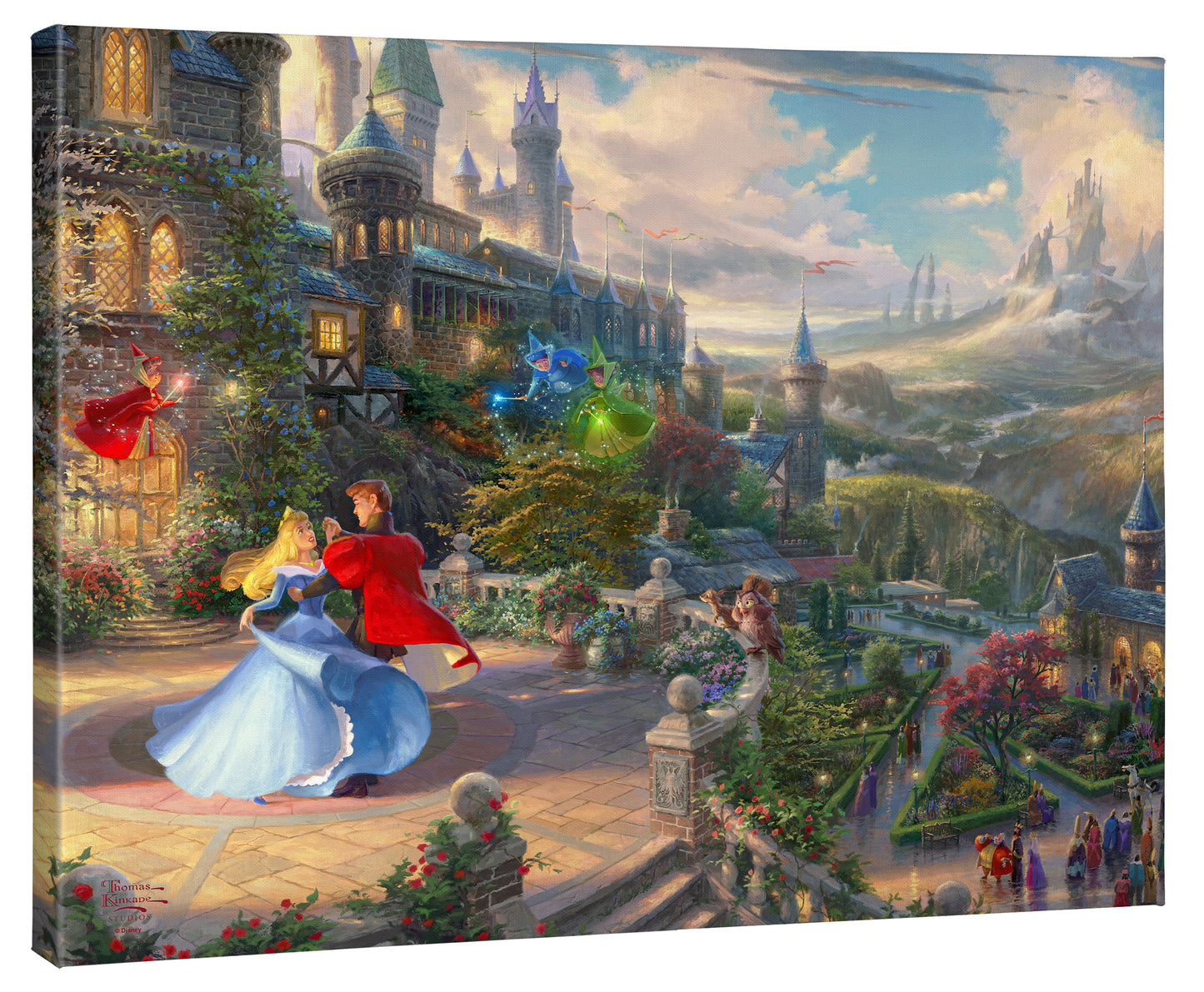 Disney Sleeping Beauty Dancing in the Enchanted Light - 24" x 30" Gallery Wrapped Canvas