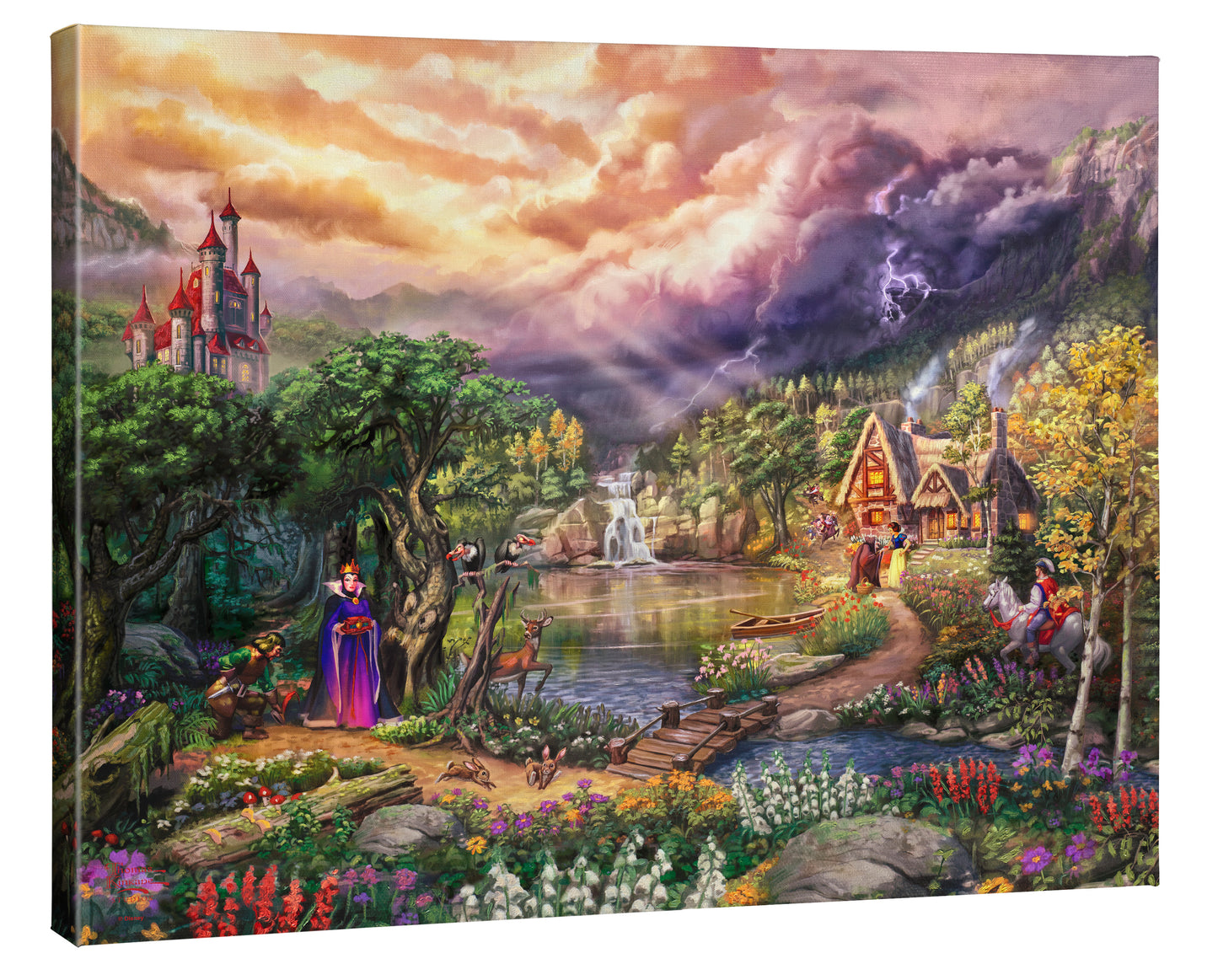 Disney The Evil Queen - 24" x 30" Gallery Wrapped Canvas
