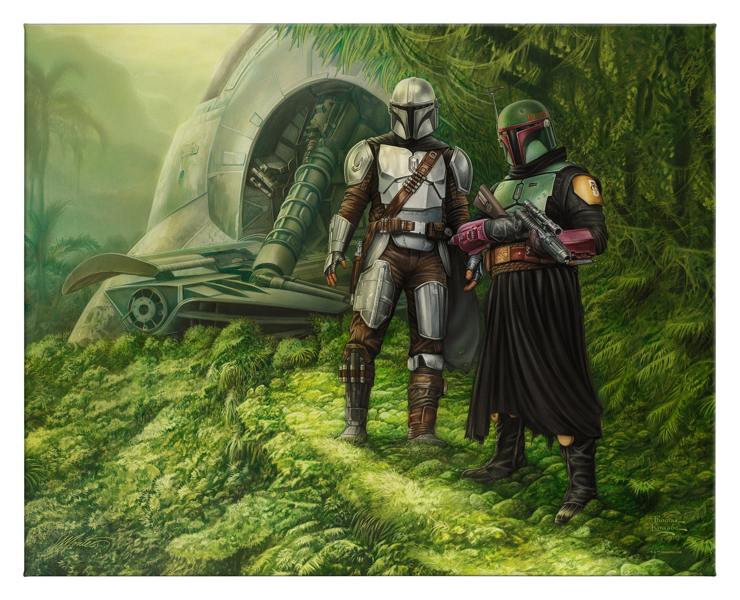 The Mandalorian™ - Brothers in Arms - 24" x 30" Gallery Wrapped Canvas