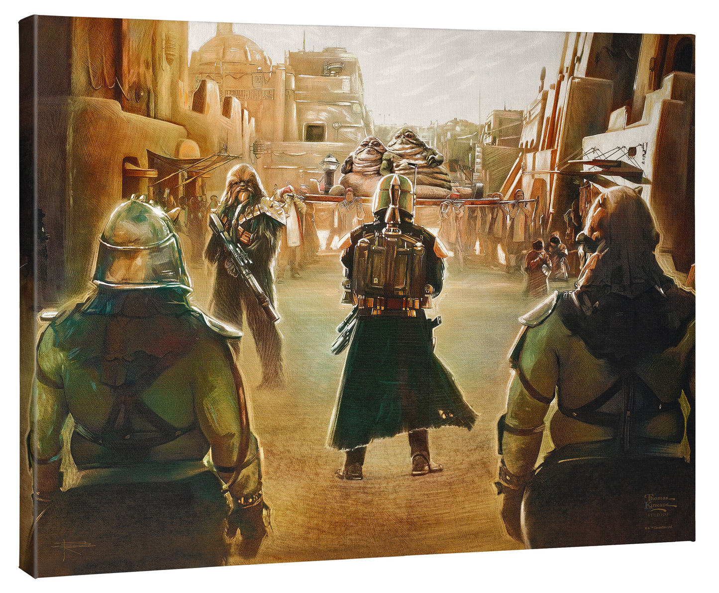 The Book of Boba Fett™ - A New Challenge - 24" x 30" Gallery Wrapped Canvas