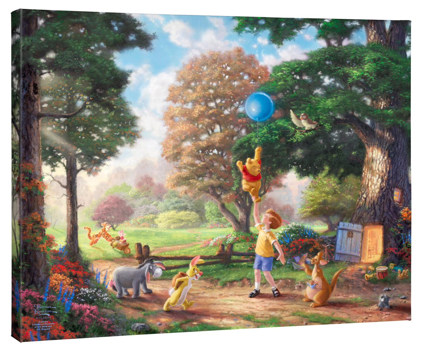 Disney Winnie the Pooh II - 24" x 30" Gallery Wrapped Canvas