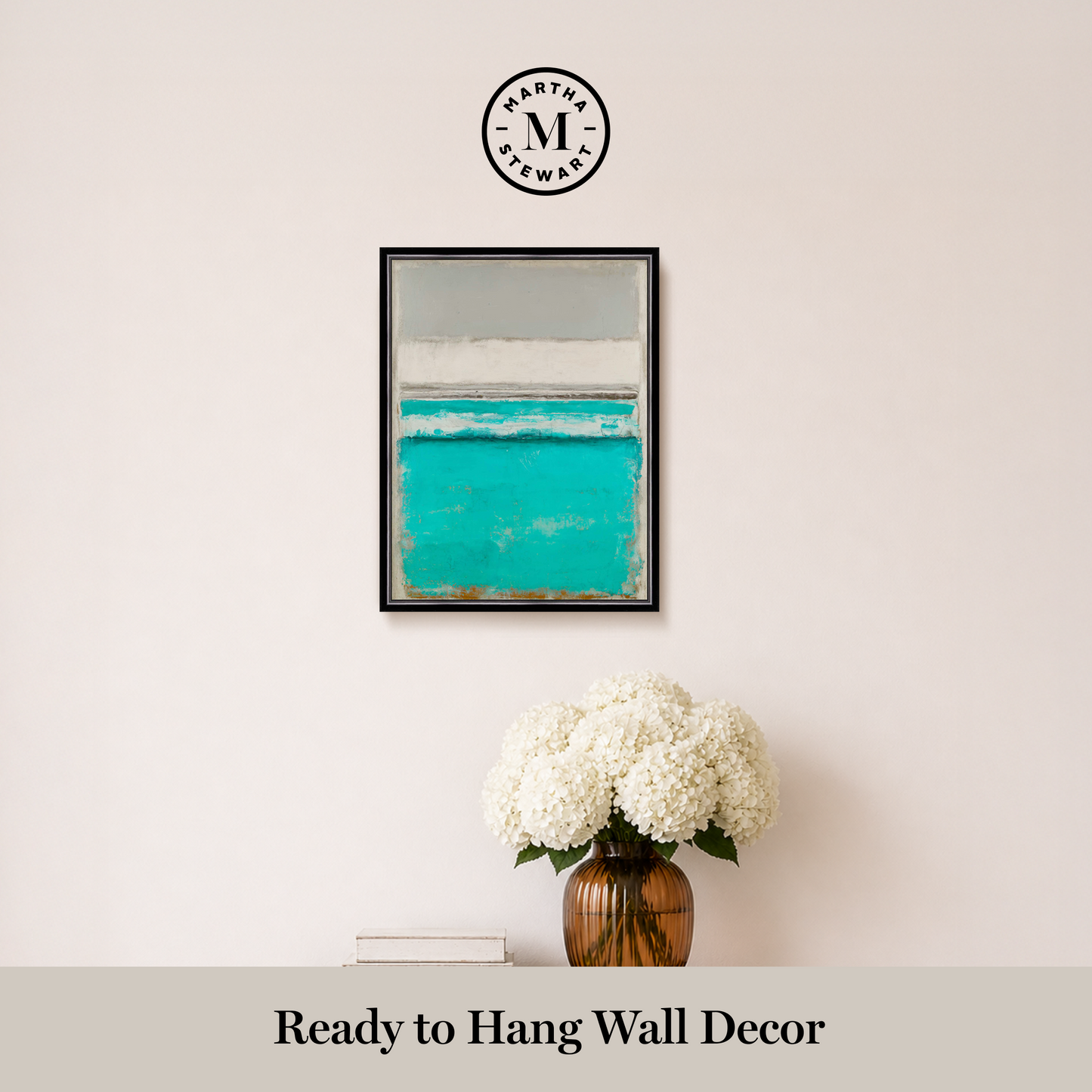 Martha Stewart Perry Street | Modern Abstract III | Framed Contemporary Coastal-Inspired Art