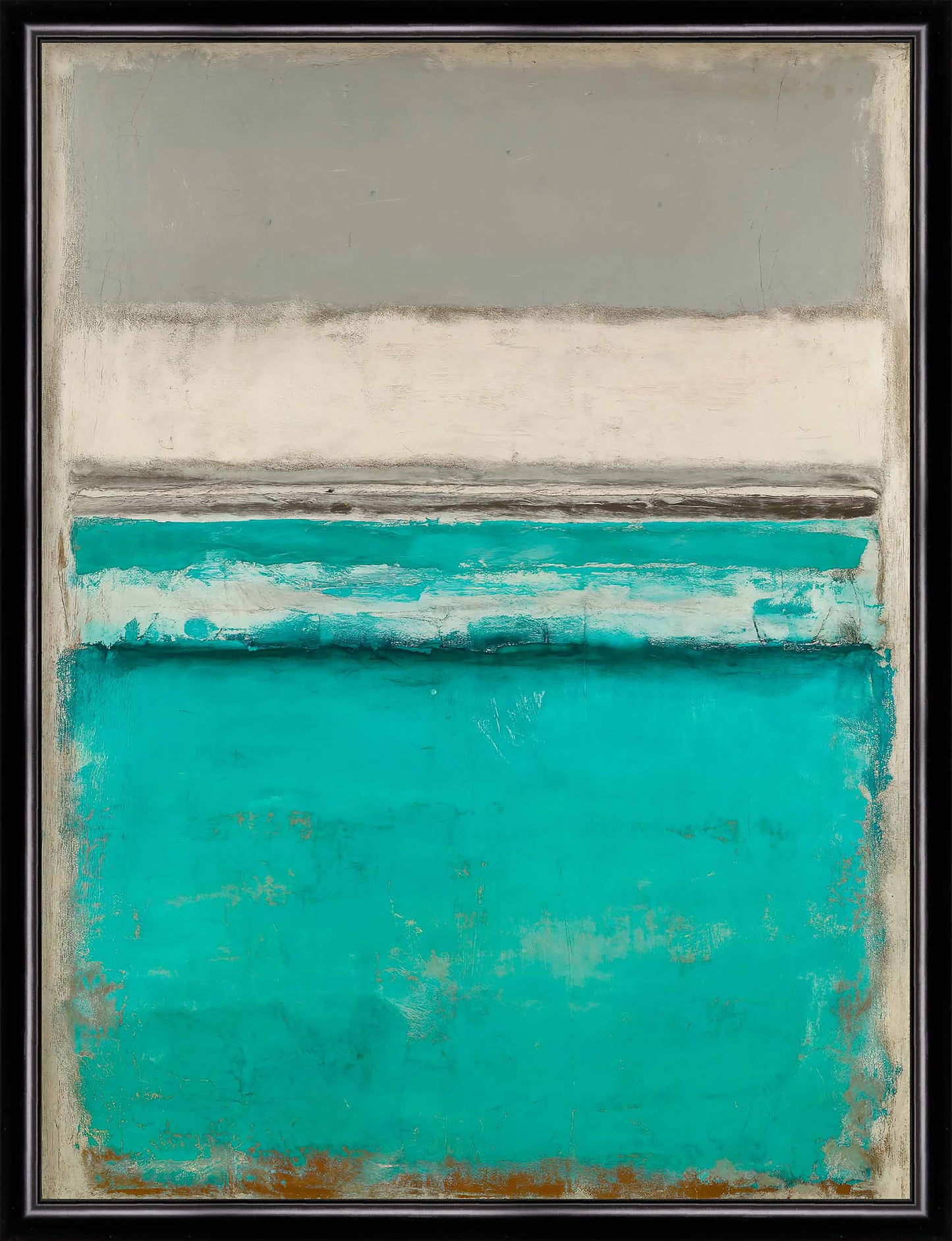 Martha Stewart Perry Street | Modern Abstract III | Framed Contemporary Coastal-Inspired Art