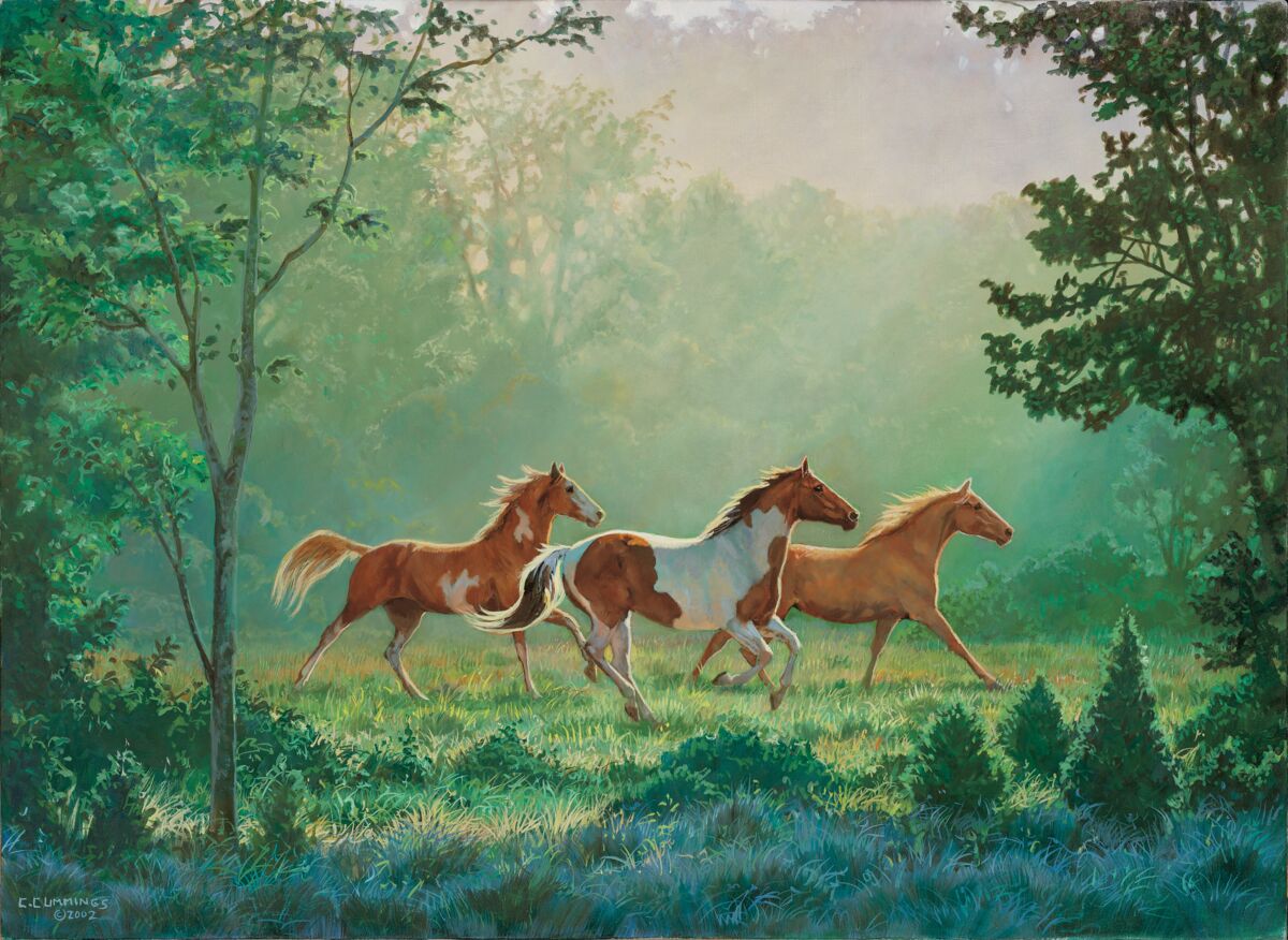 Morning Run - Original Oil Painting