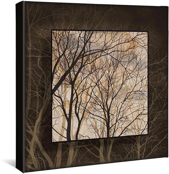 Among Trees - Cream - 14" x 14" Gallery Wrapped Canvas
