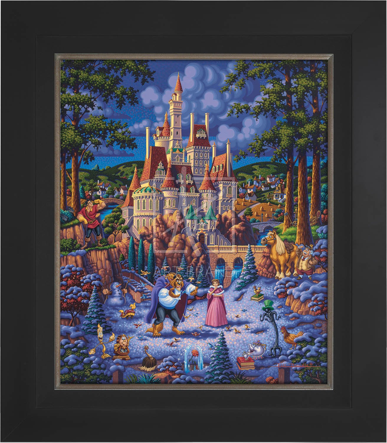 Beauty and the Beast Finding Love - Limited Edition Canvas (AP - Artist Proof)