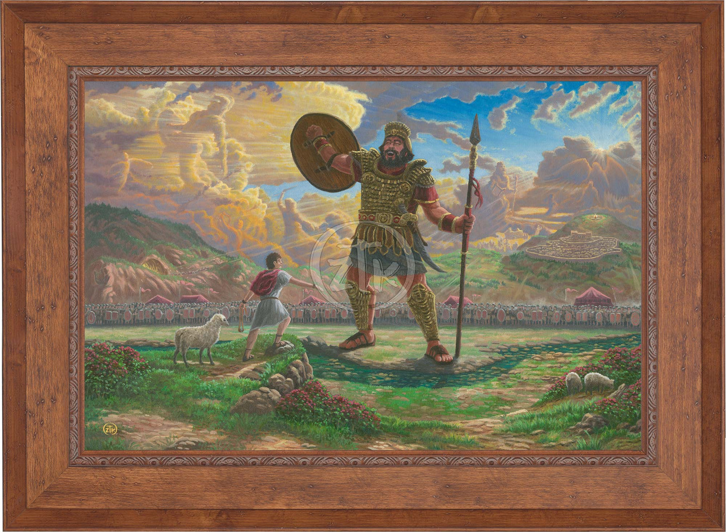 David and Goliath - Limited Edition Canvas