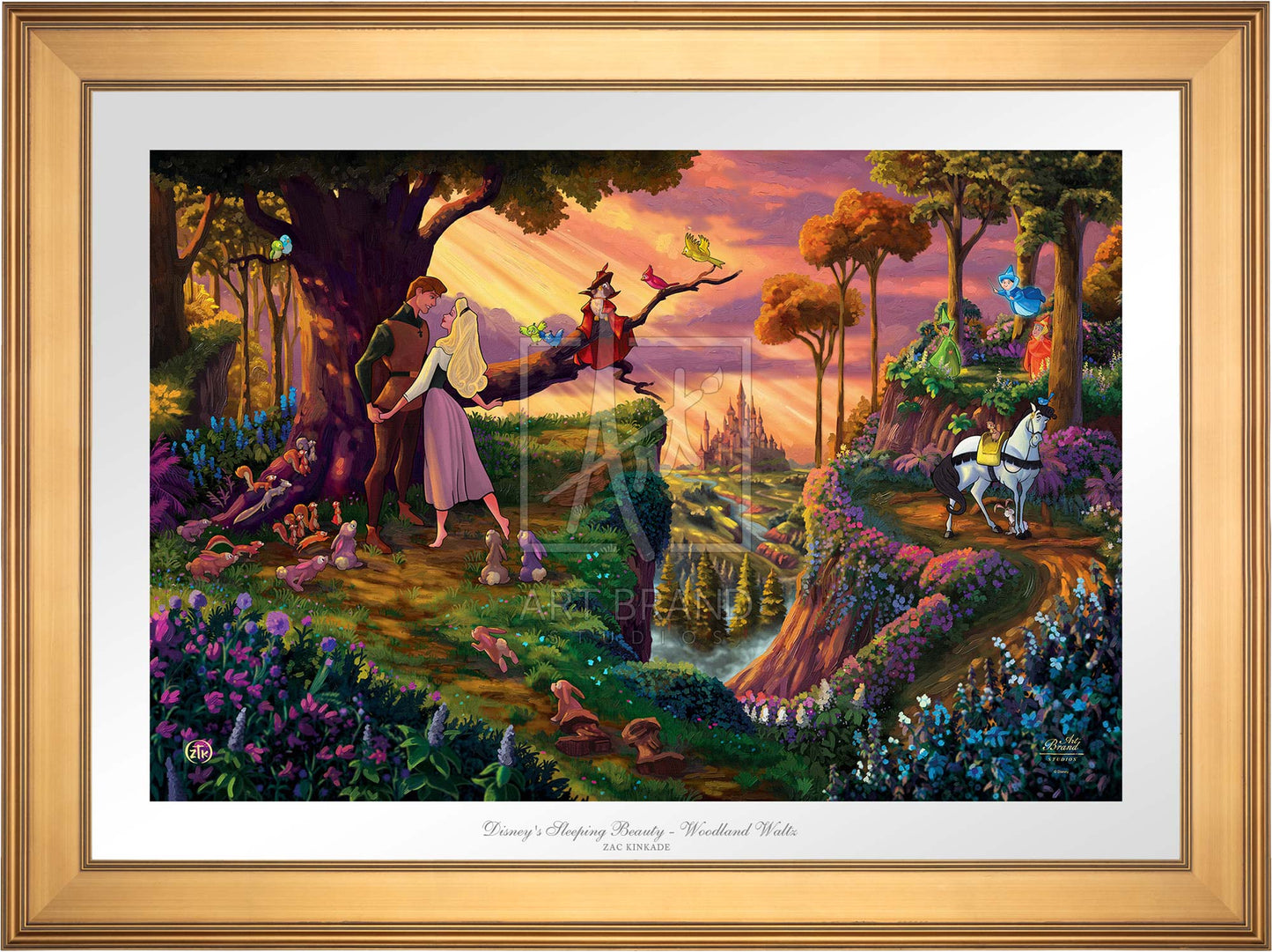 Disney's Sleeping Beauty - Woodland Waltz - Limited Edition Paper