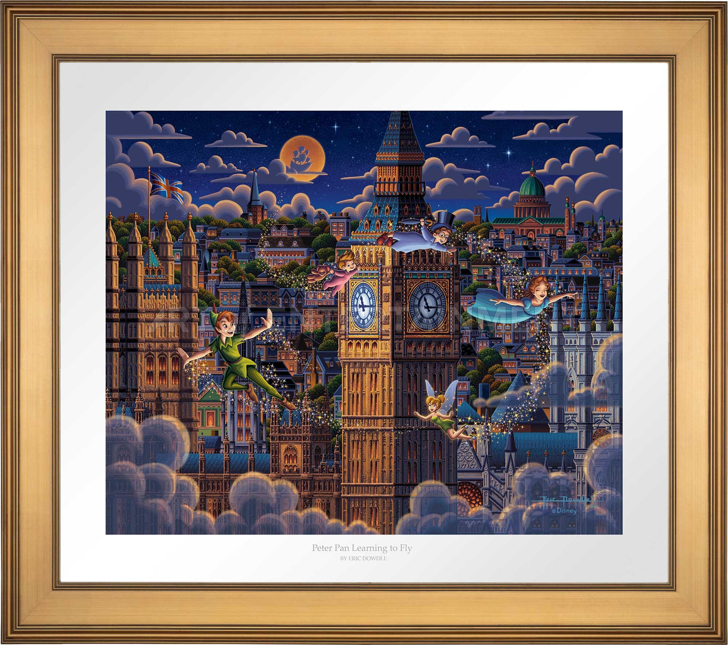 Peter Pan Learning to Fly - Limited Edition Paper (SN - Standard Numbered)