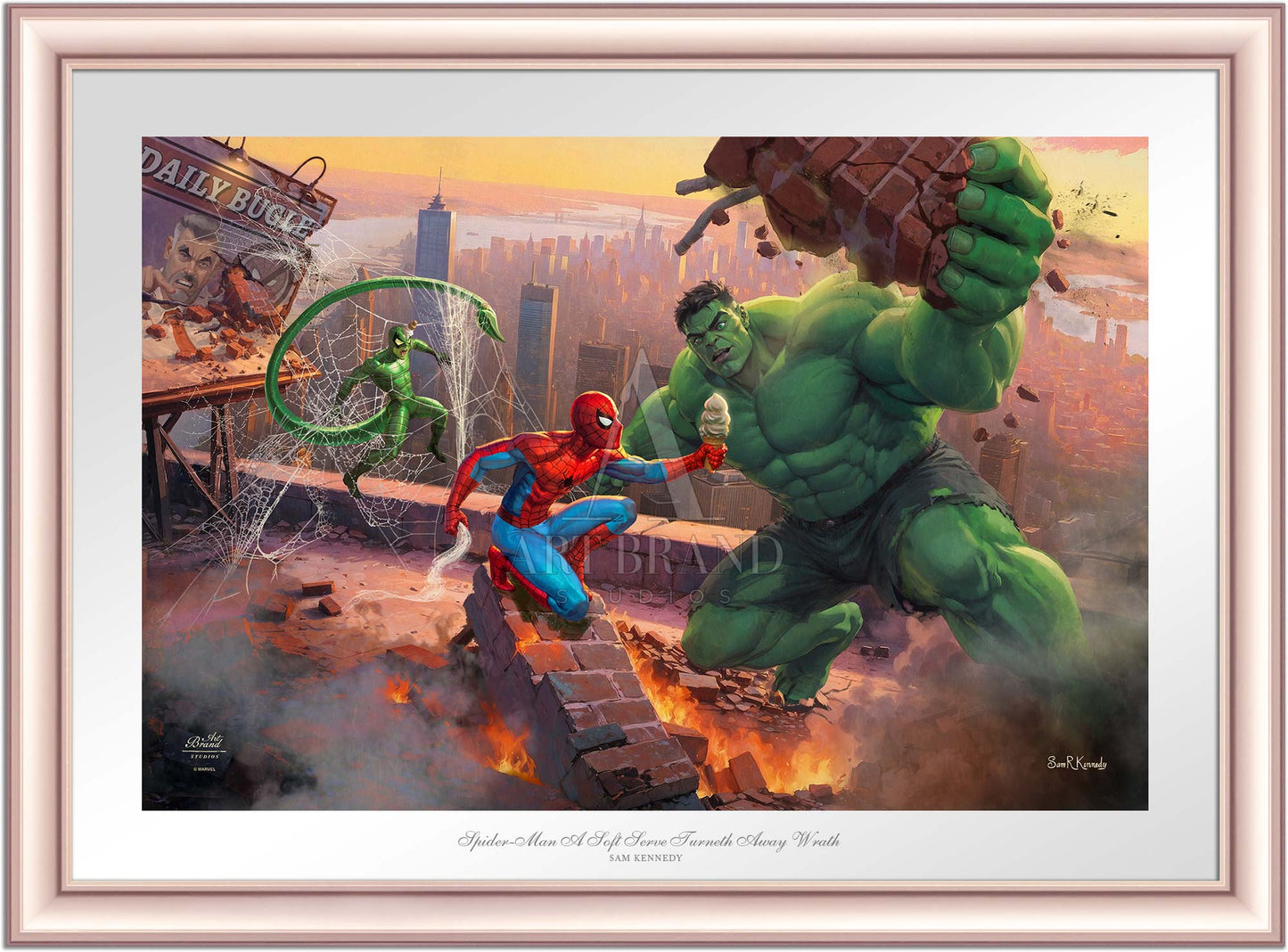 Spider-Man A Soft Serve Turneth Away Wrath - Limited Edition Paper