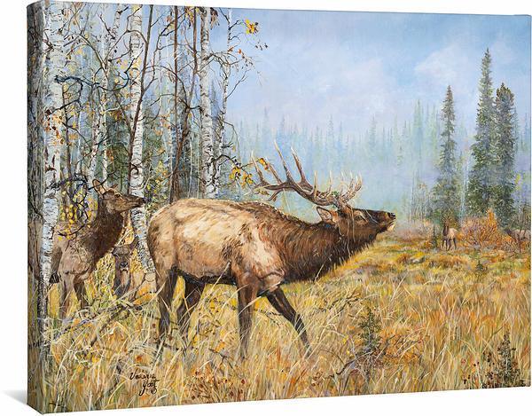 Trouble Brewin' - 19" x 24" Gallery Wrapped Canvas