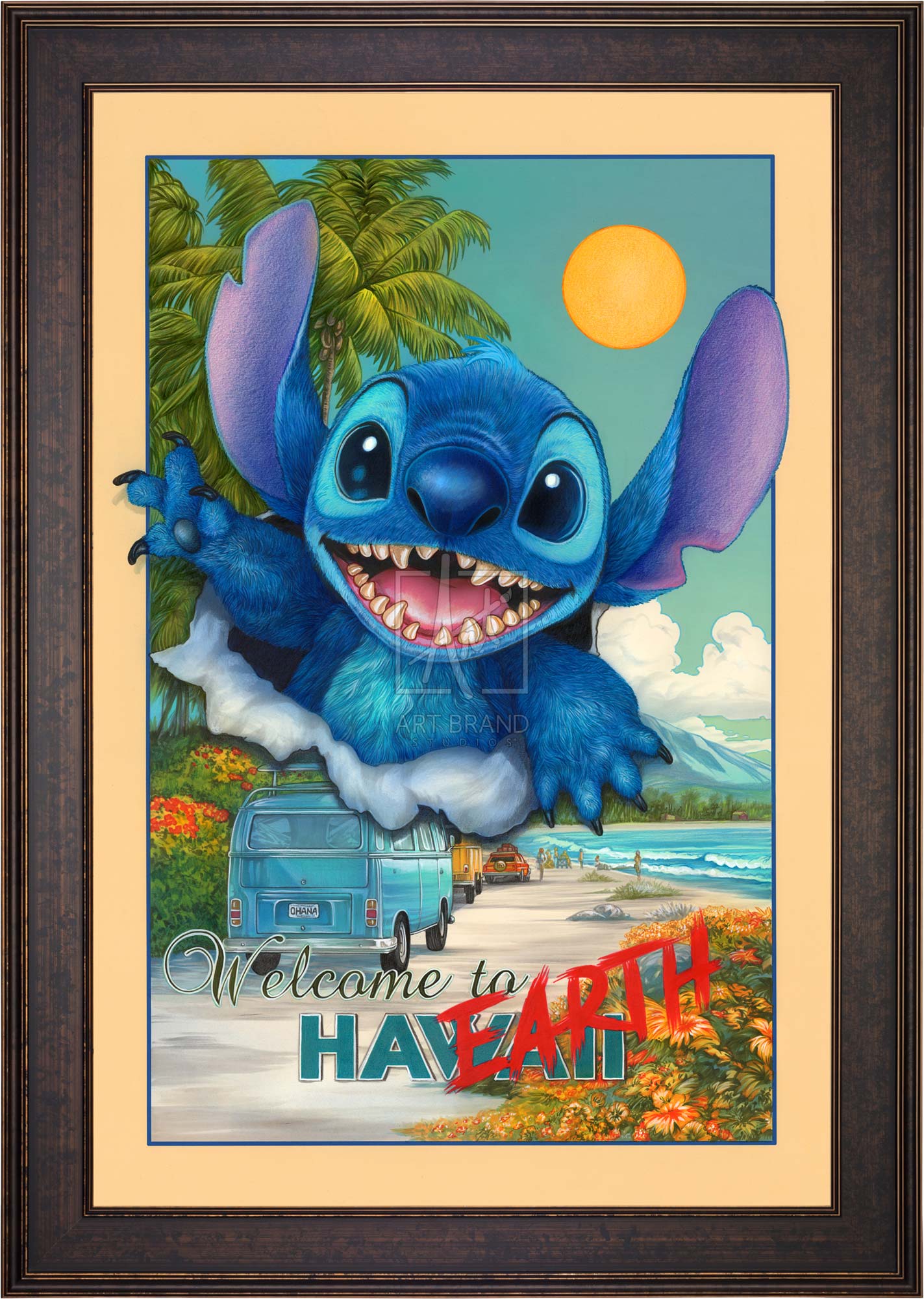 Disney's Stitch - Welcome to Planet Earth - Limited Edition Canvas