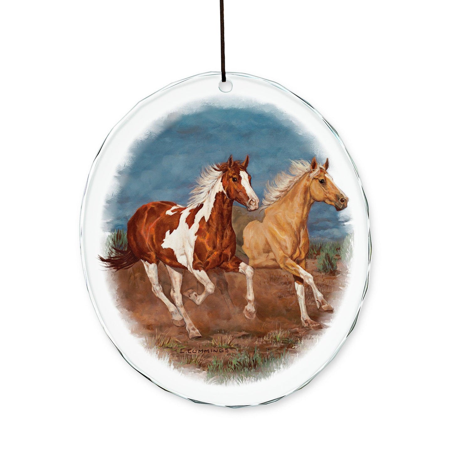 Modoc Run - Horses Suncatcher - Wild Wings