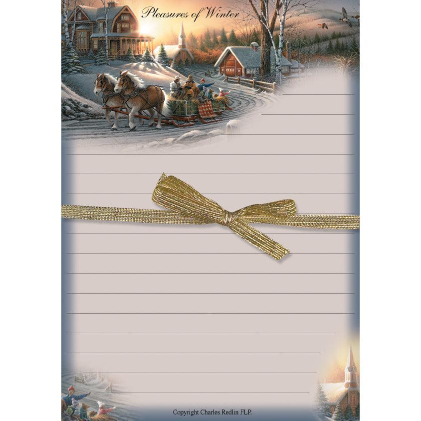 The Pleasures of Winter Small Note Pad - Wild Wings