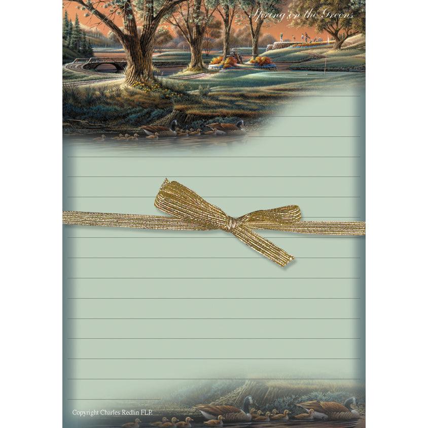 Spring on the Greens Small Note Pad - Wild Wings