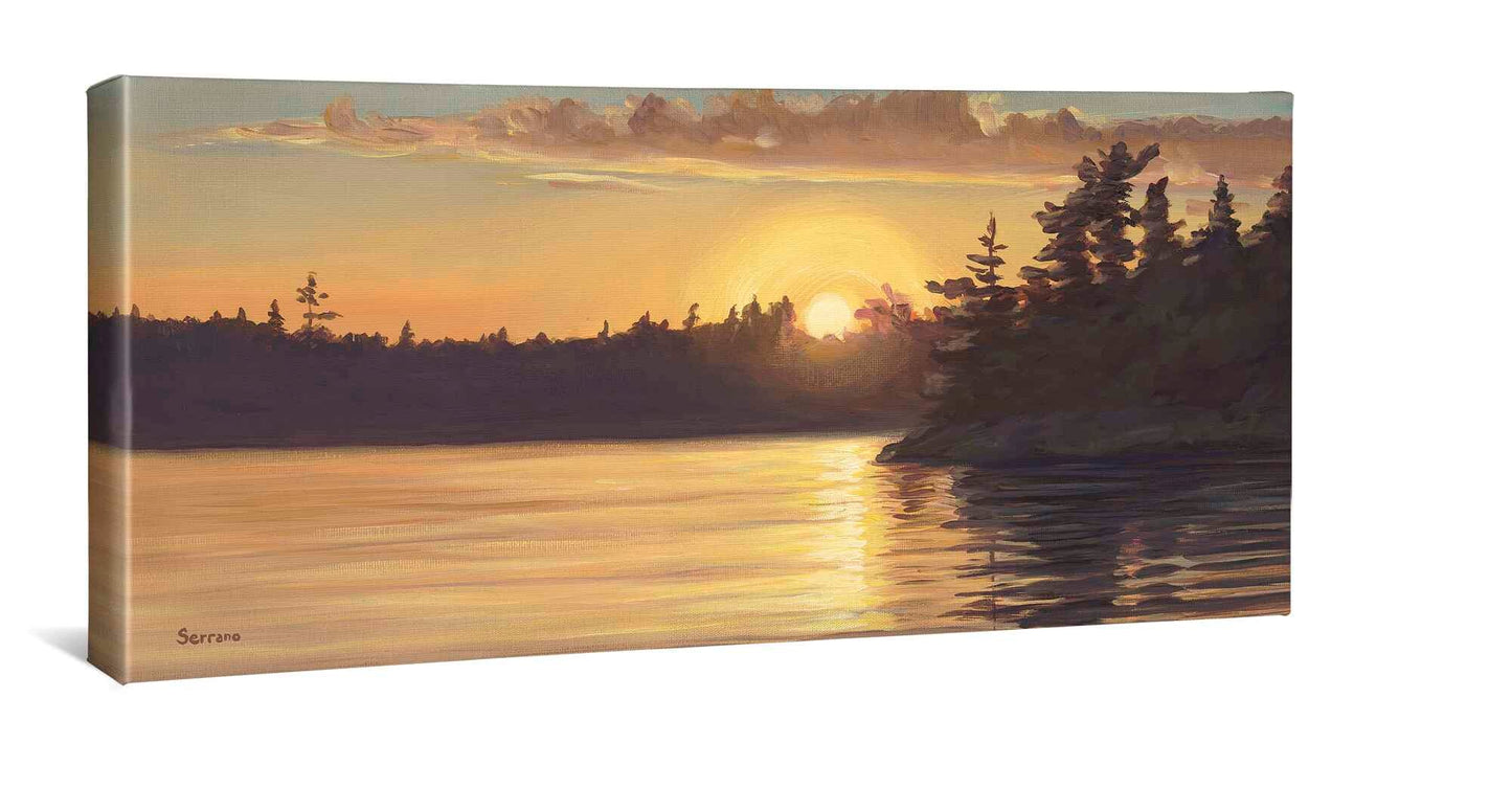 Setting Sun III - Gallery Wrapped Canvas