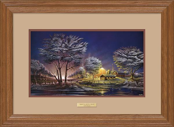 Early Morning Frost Framed Print - Wild Wings