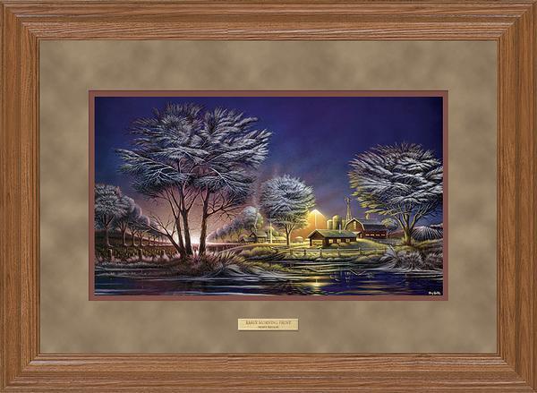 Early Morning Frost Framed Print - Wild Wings