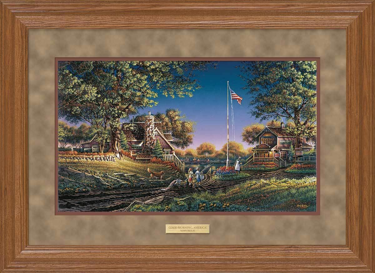 Good Morning, America Framed Encore Print - Wild Wings