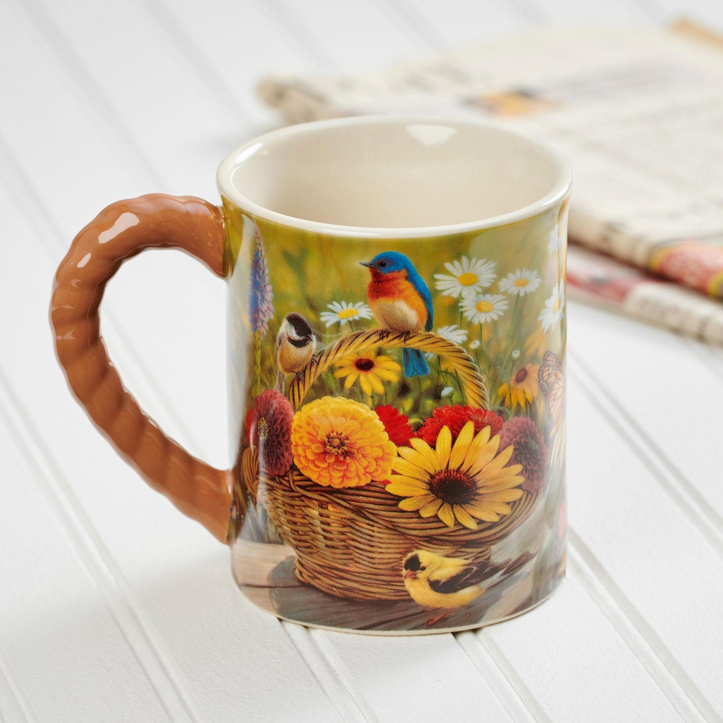 Summer Bouquet Sculpted Mug - Wild Wings