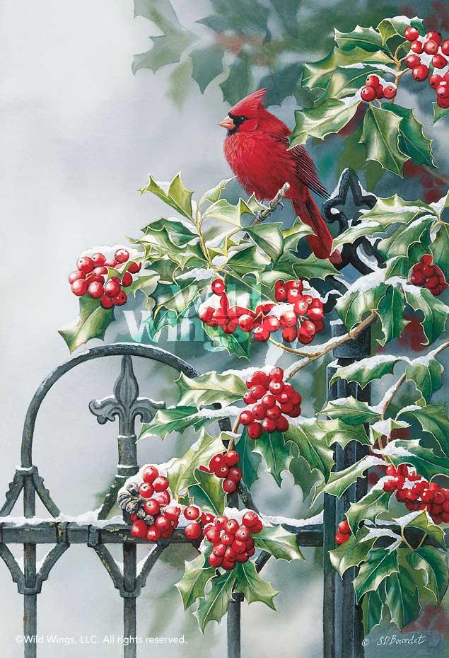 Victorian Seasons; Winter—Cardinal
