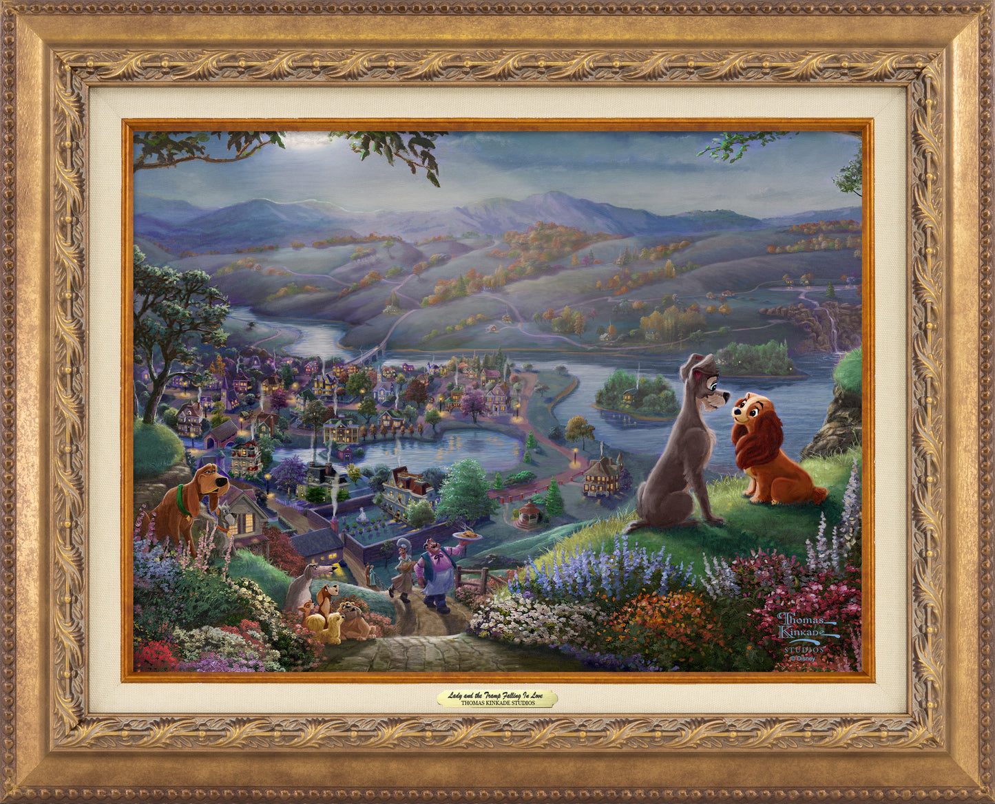 Disney Lady and the Tramp Falling In Love - Canvas Classics