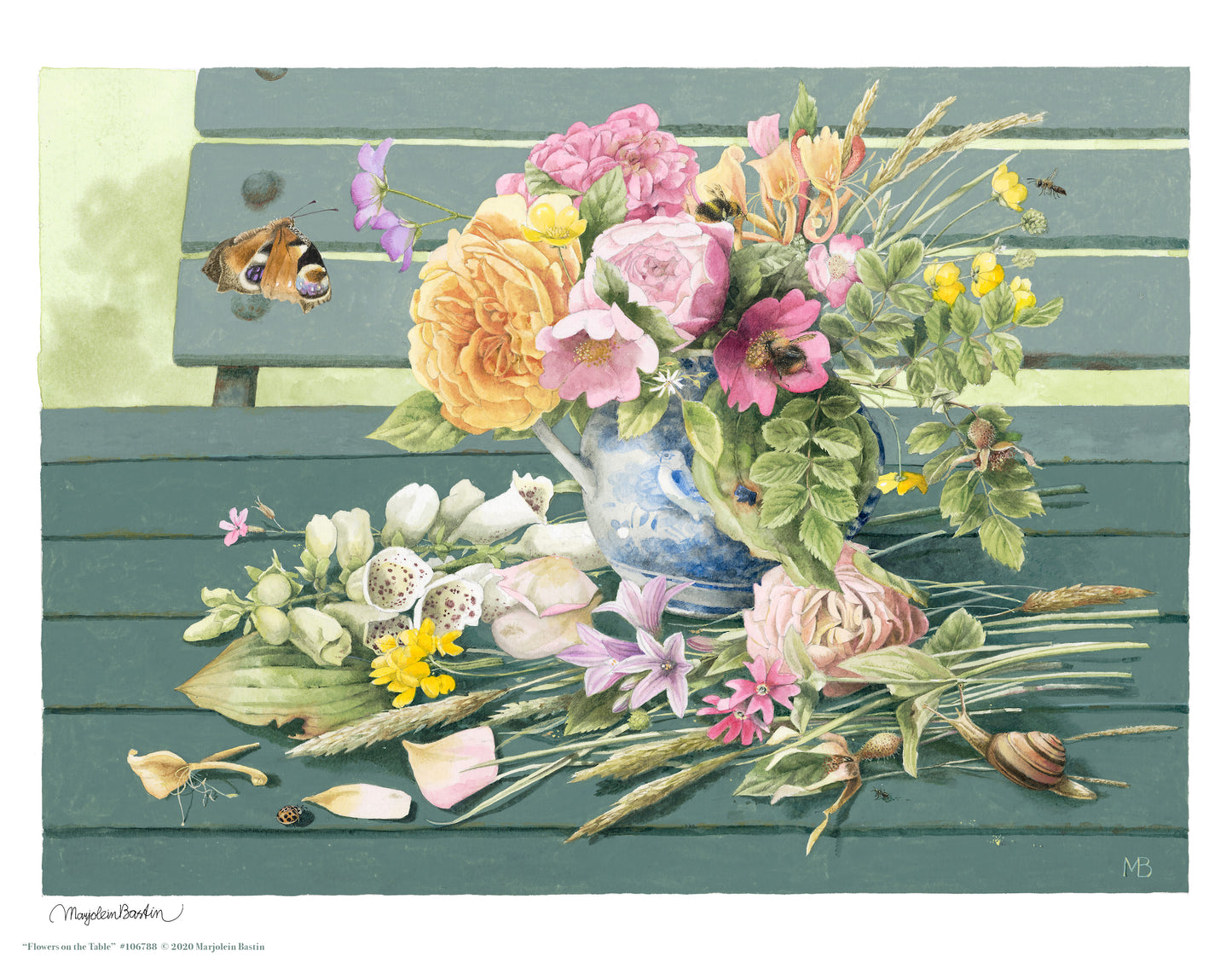 Flowers on the Table - Art Prints