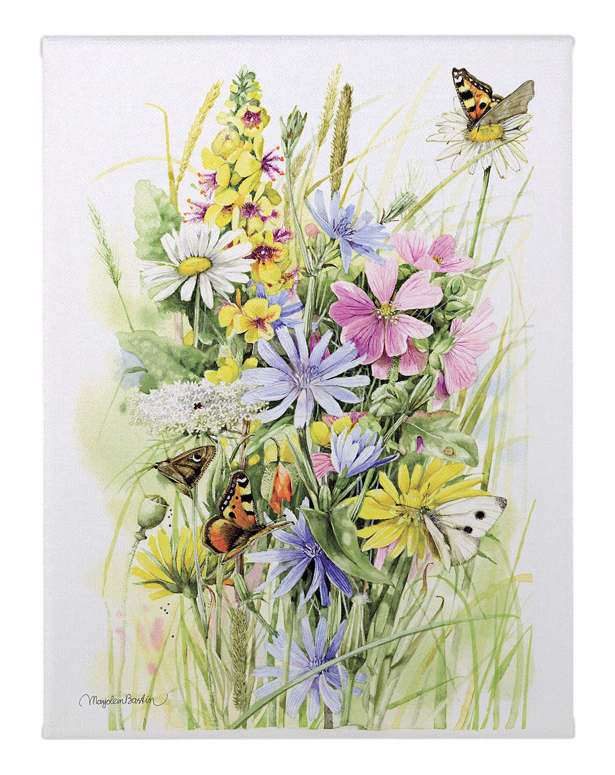 Roadside Bouquet - 12" x 9" Gallery Wrapped Canvas