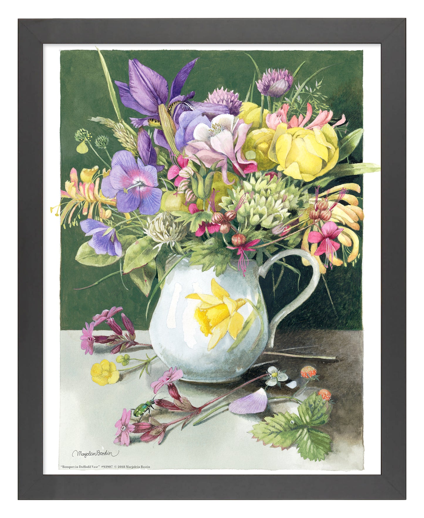 Bouquet in Daffodil Vase - Art Prints