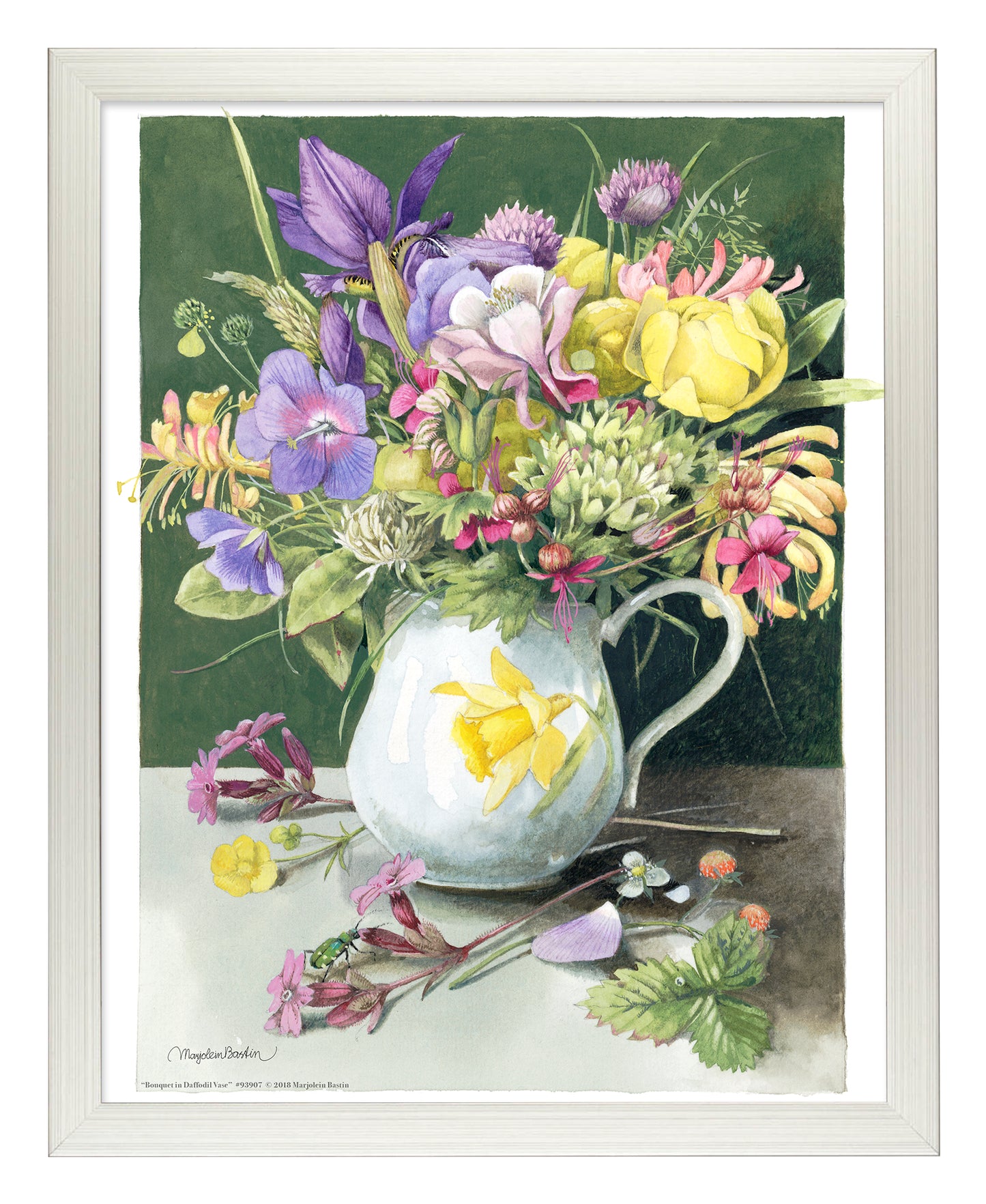 Bouquet in Daffodil Vase - Art Prints