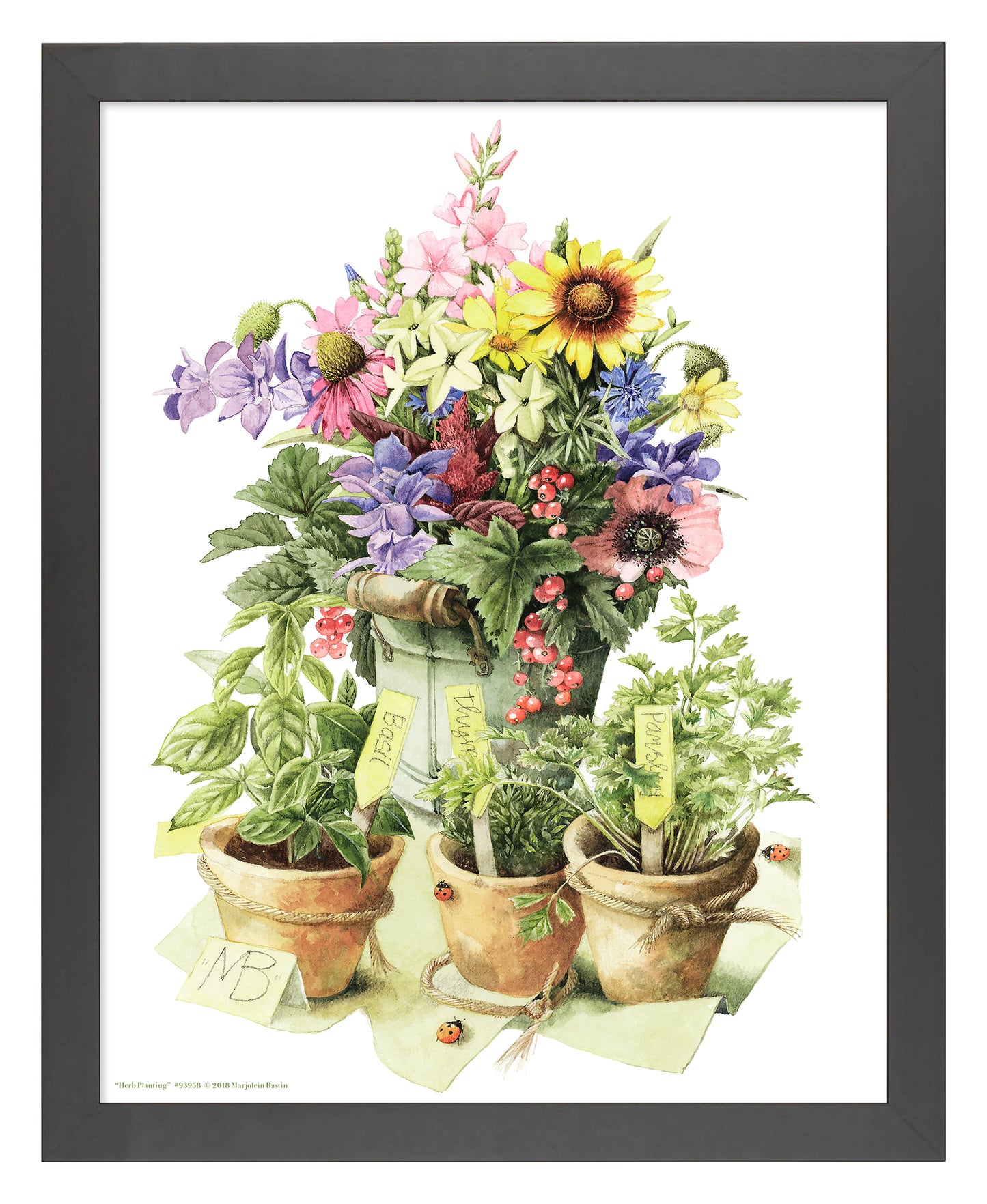 Herb Planting - Art Prints