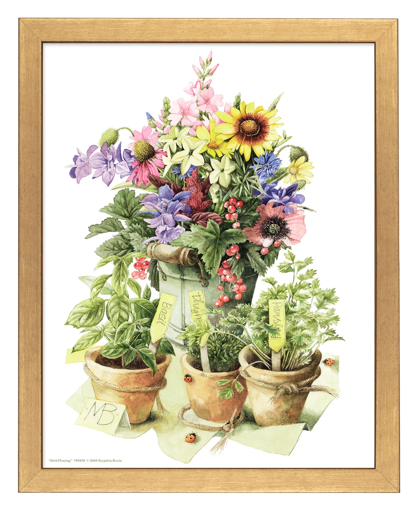 Herb Planting - Art Prints