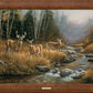 October Mist-Whitetail Deer - 24" x 36" Framed Gallery Canvas