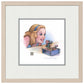 The Blue Fairy and Jiminy Cricket - 15" x 15" Framed Paper Print - Art Of Entertainment