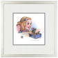 The Blue Fairy and Jiminy Cricket - 15" x 15" Framed Paper Print - Art Of Entertainment
