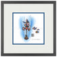 Pinocchio Under Water - 15" x 15" Framed Paper Print - Art Of Entertainment