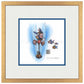 Pinocchio Under Water - 15" x 15" Framed Paper Print - Art Of Entertainment
