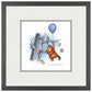 Winnie the Pooh Hunting for Honey - 15" x 15" Framed Paper Print - Art Of Entertainment